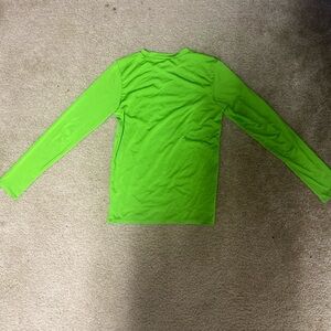 Green long sleeve compression shirt